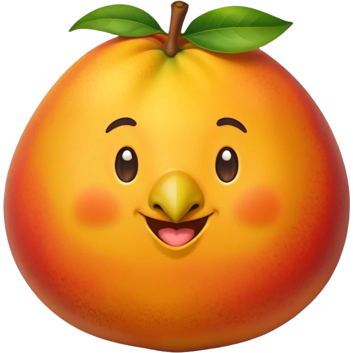 Turkey and a cute happy mango emoji