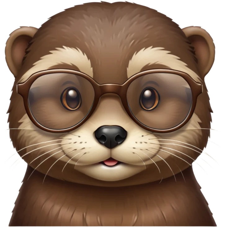 otter with glasses emoji
