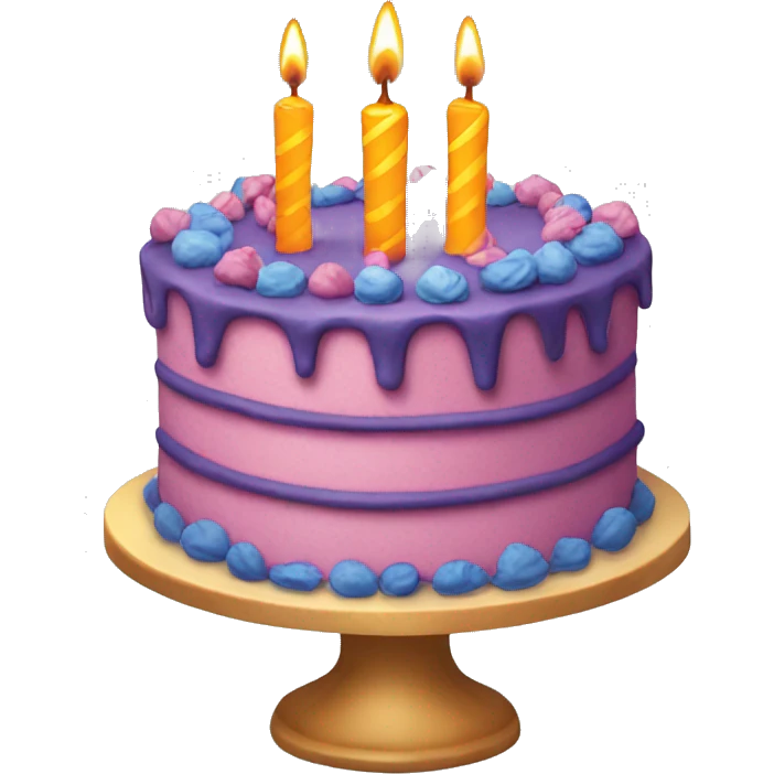 Birthday cake emoji