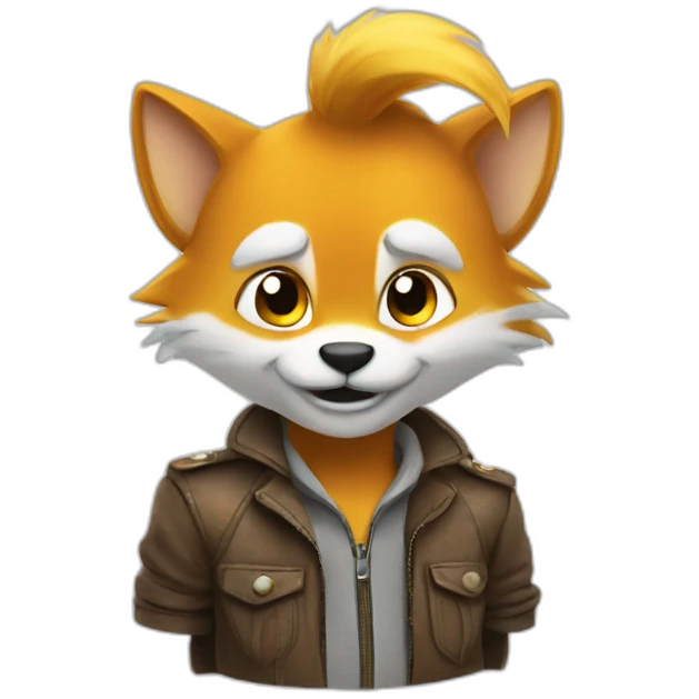 Miles tails prower emoji