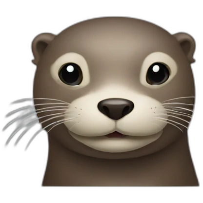 otter with information icon emoji