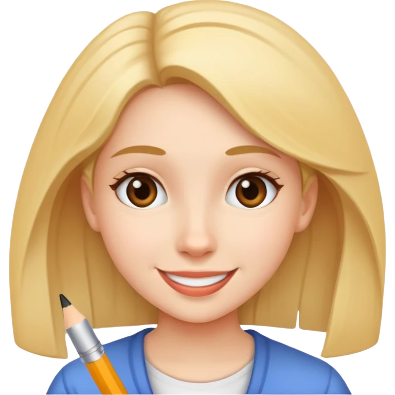 fun, writing, linguistics girl emoji