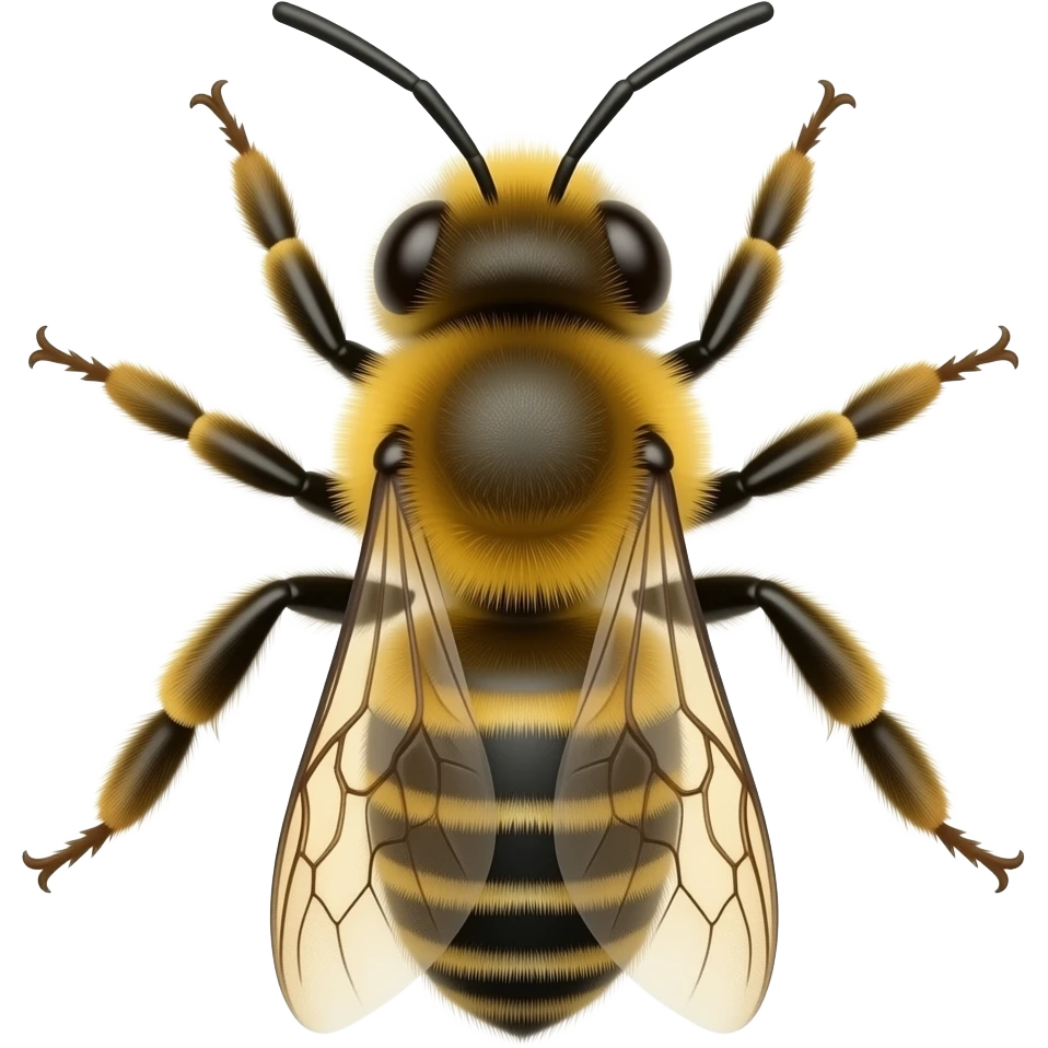 Andrena fulva bee emoji emoji