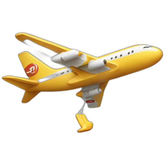 Jet plane lolly emoji