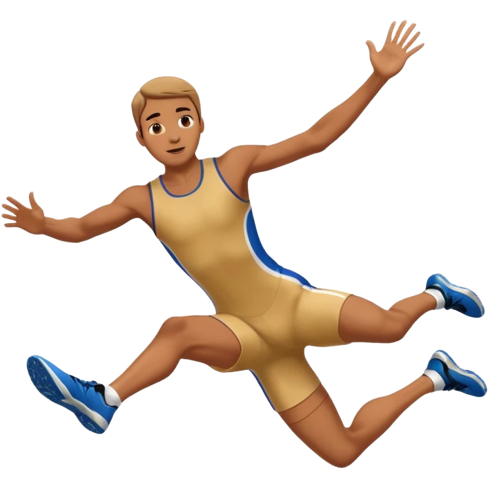 long jump emoji