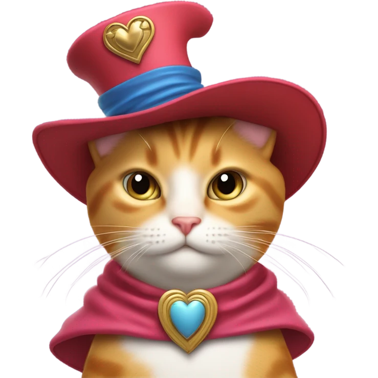 Puss in boots in love emoji