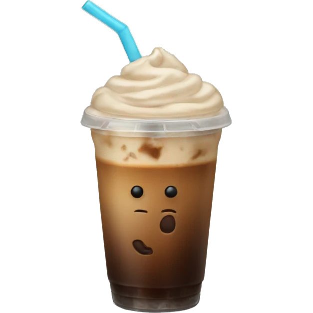 Iced coffee emoji
