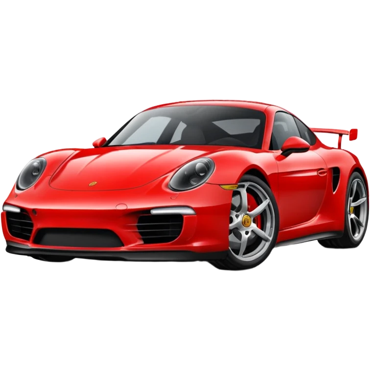 Porche rouge emoji