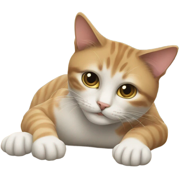 cat under the tabl emoji