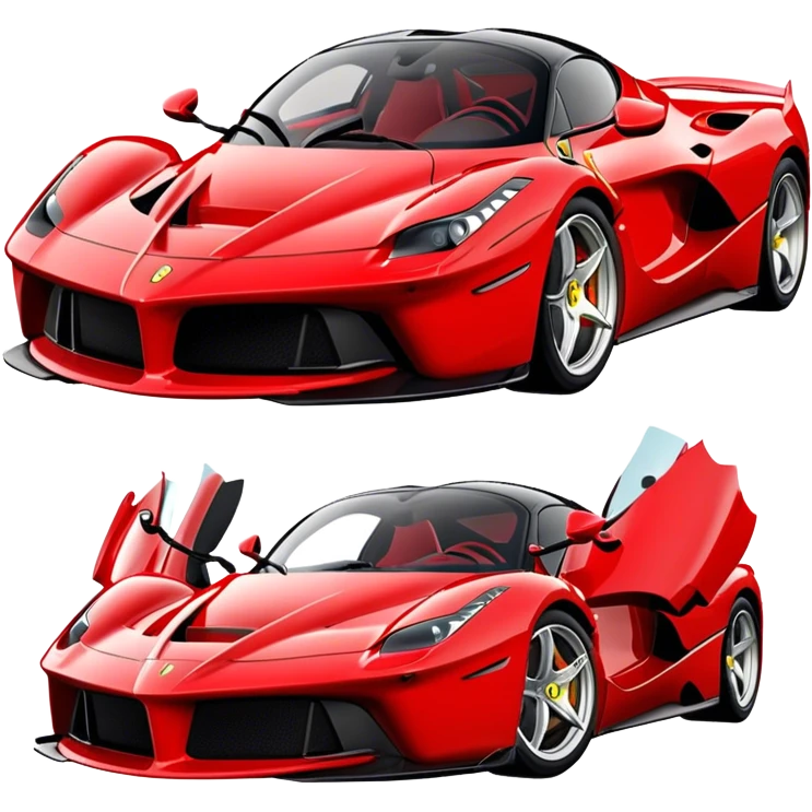 Ferrari LaFerrari - Ferrari (Model Year: 2022) (Iconic colour: Red) emoji