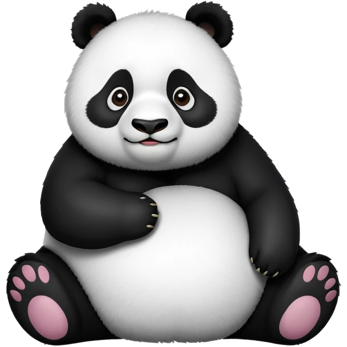 Fat panda emoji