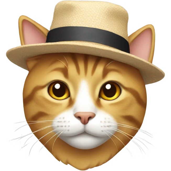 Cat with a hat emoji