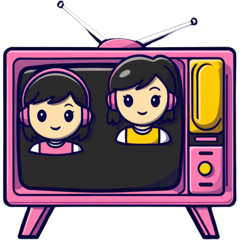 TV Girl band logo with vintage vibes emoji