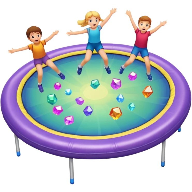 My mind is akin to precious crystals scattered on a trampoline being jumped on by kids emoji