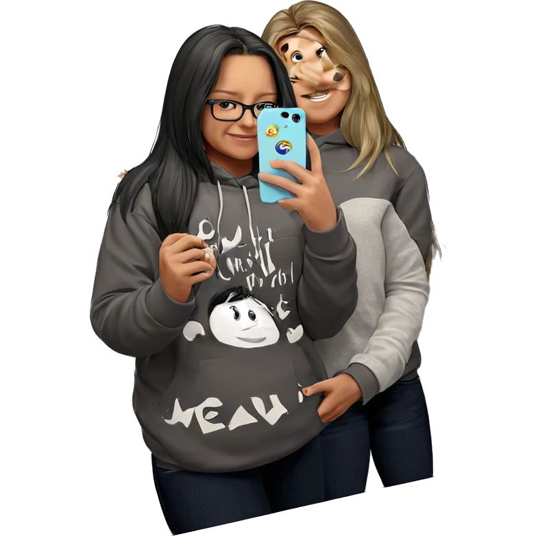 selfie in the bathroom emoji