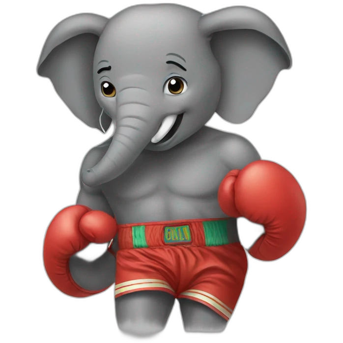 Elephant Boxer emoji