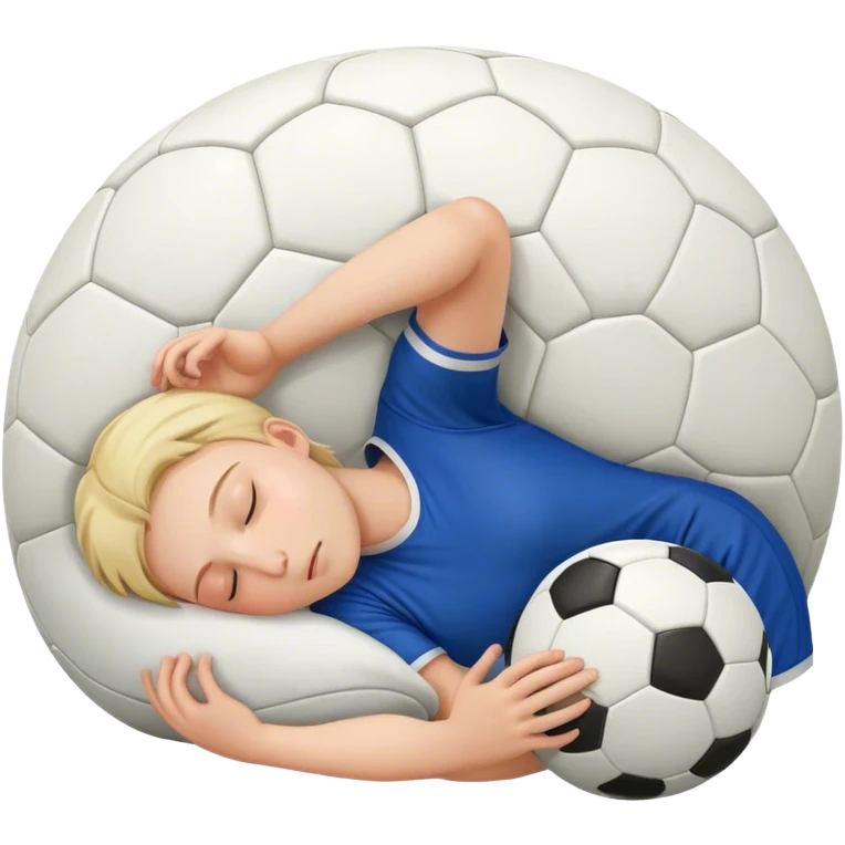Taube schlafen fußball  emoji