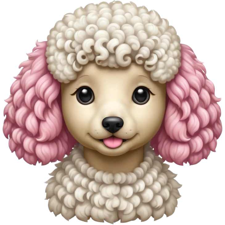 Poodle Rosa emoji