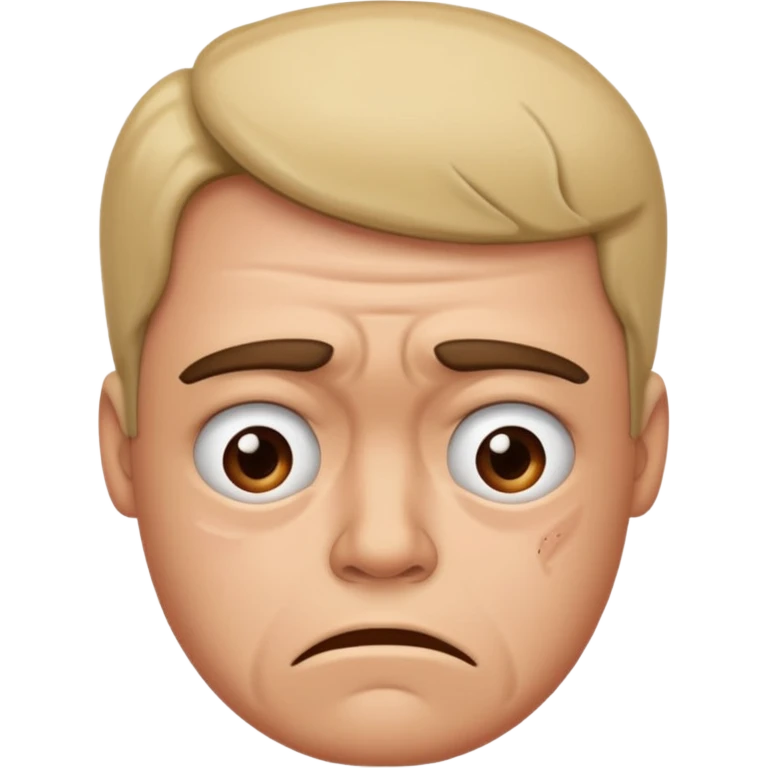 Constipated face emoji