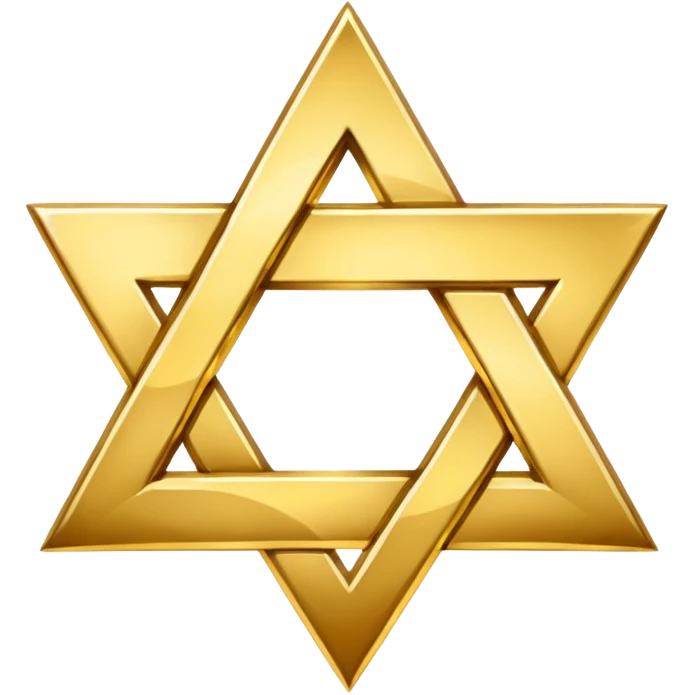 jew symbol with NO! writing  emoji