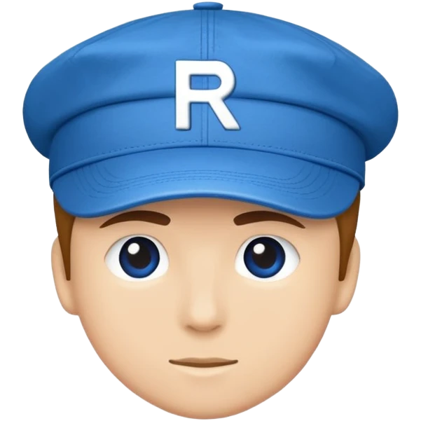 cap with RN written on it emoji