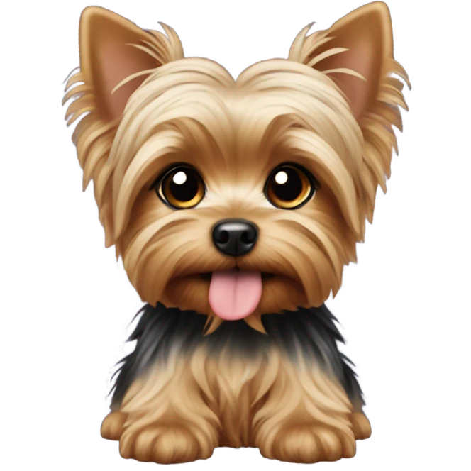 Yorkie puppy emoji