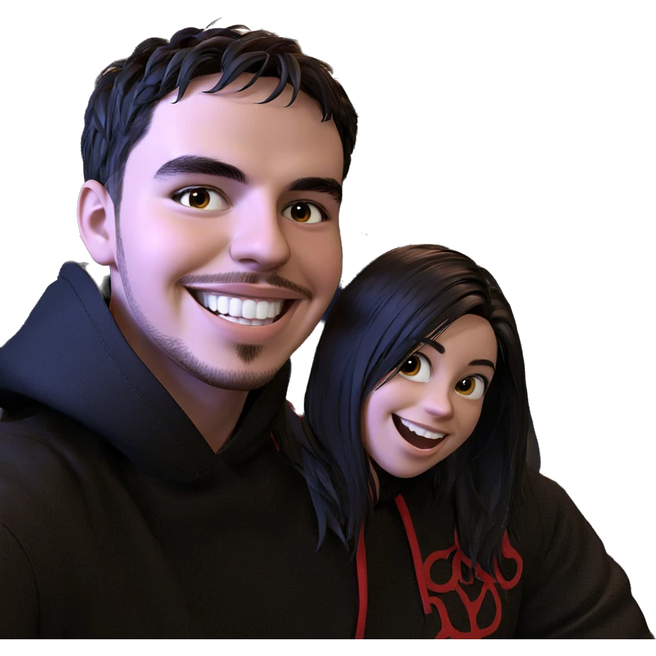 smiling boy by car at night emoji