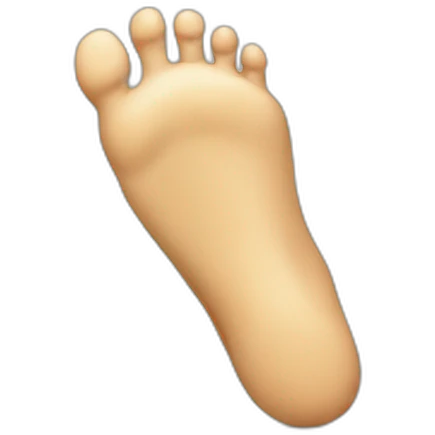 clauss foot emoji