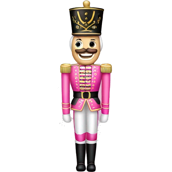 Pink nutcracker  emoji
