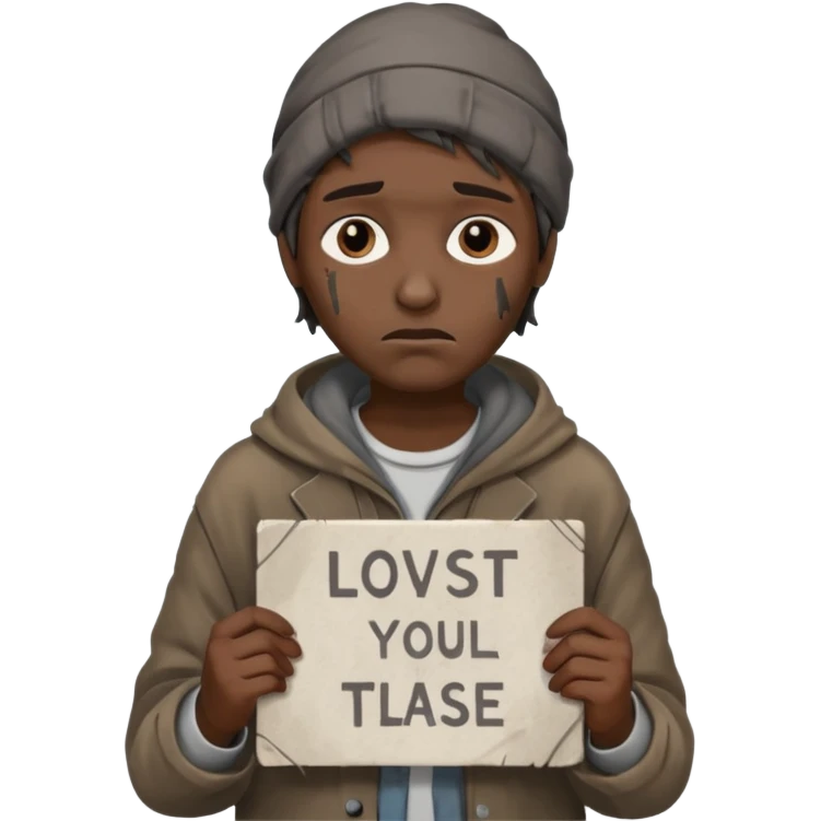 homeless job icon emoji