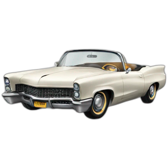 Elvis in a car emoji