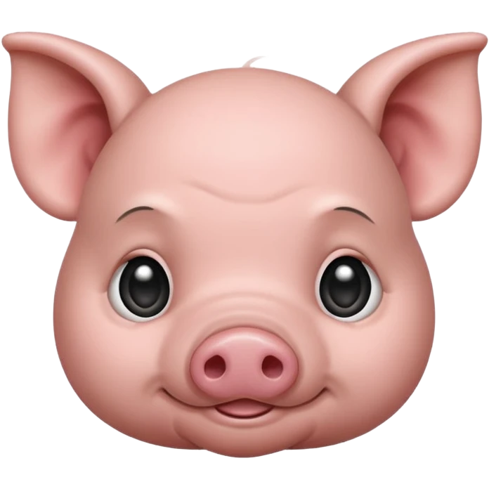 gray baby pig emoji