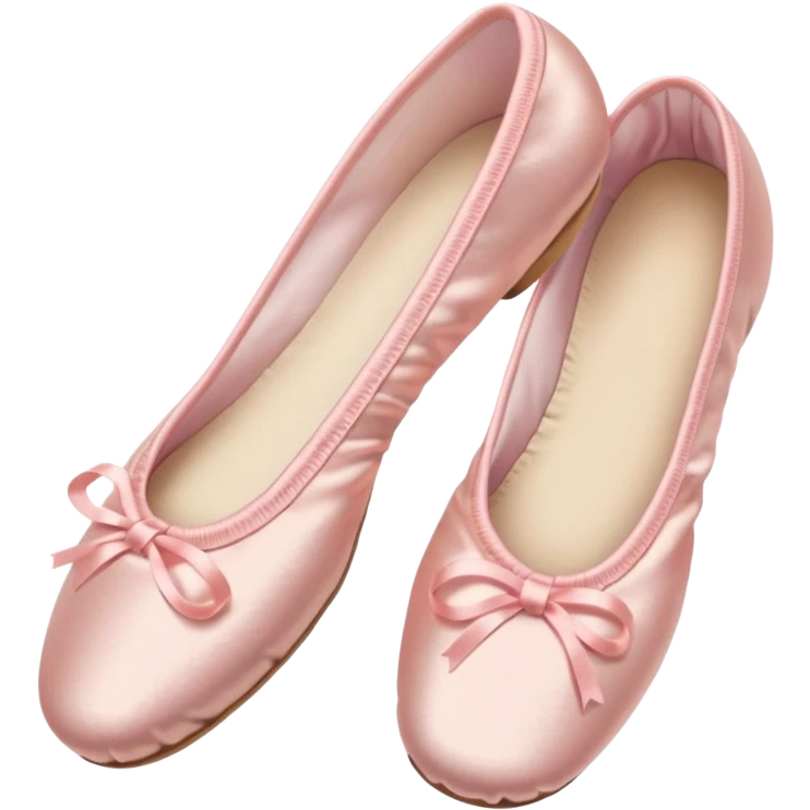 pastel pink ballet shoes emoji