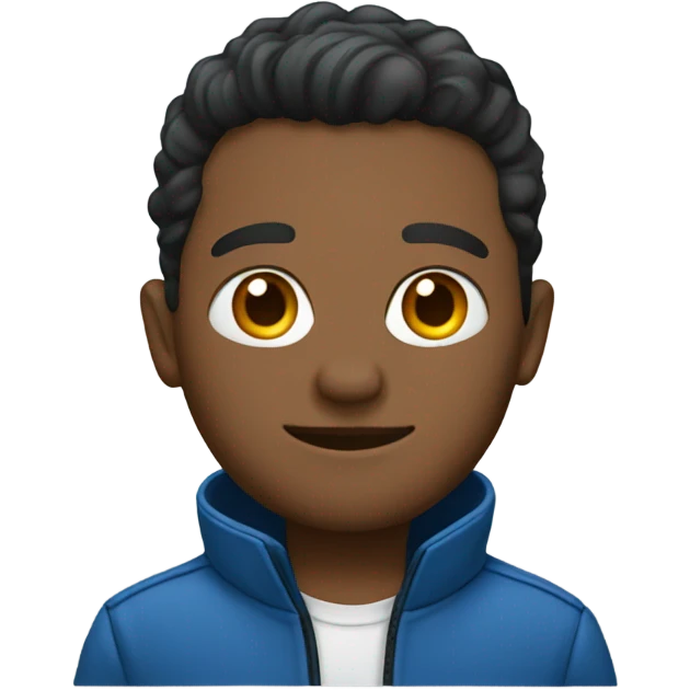 Blue jacket  emoji