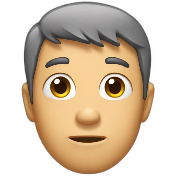 Scratching head awkward emoji