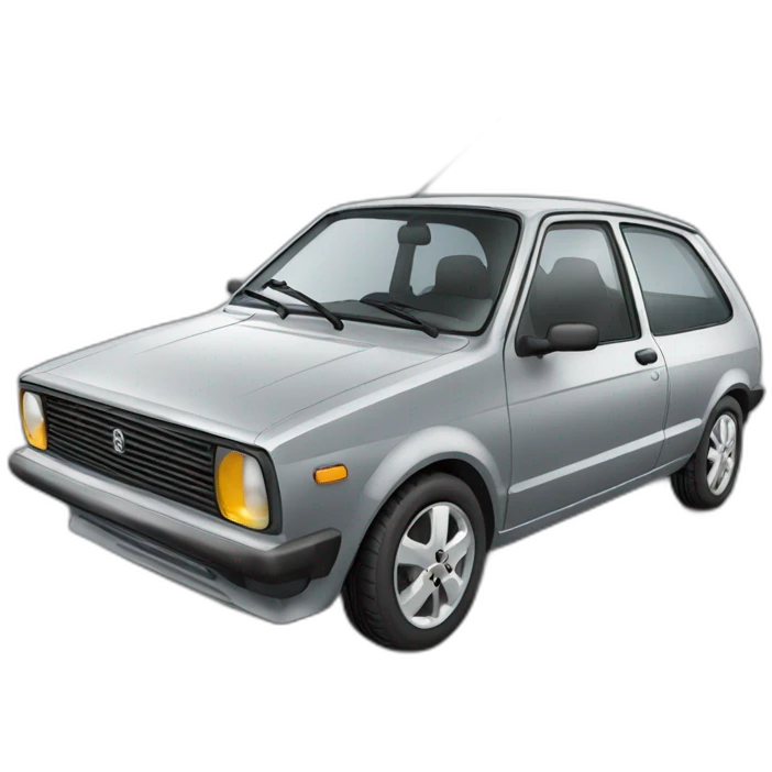 Voiture Polo grise emoji