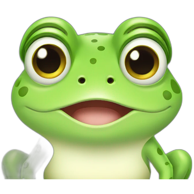 cute frog emoji