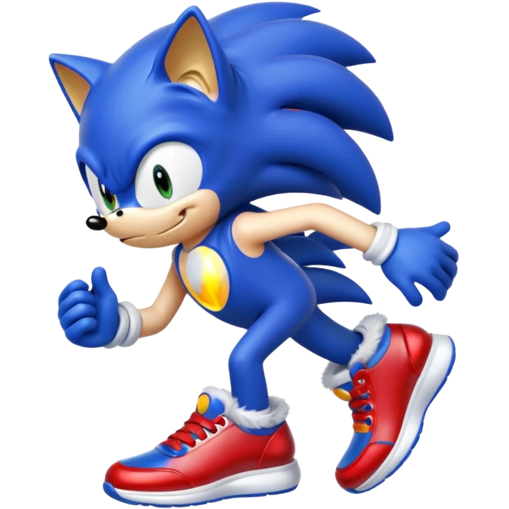 los zapatatos rojos de sonic emoji