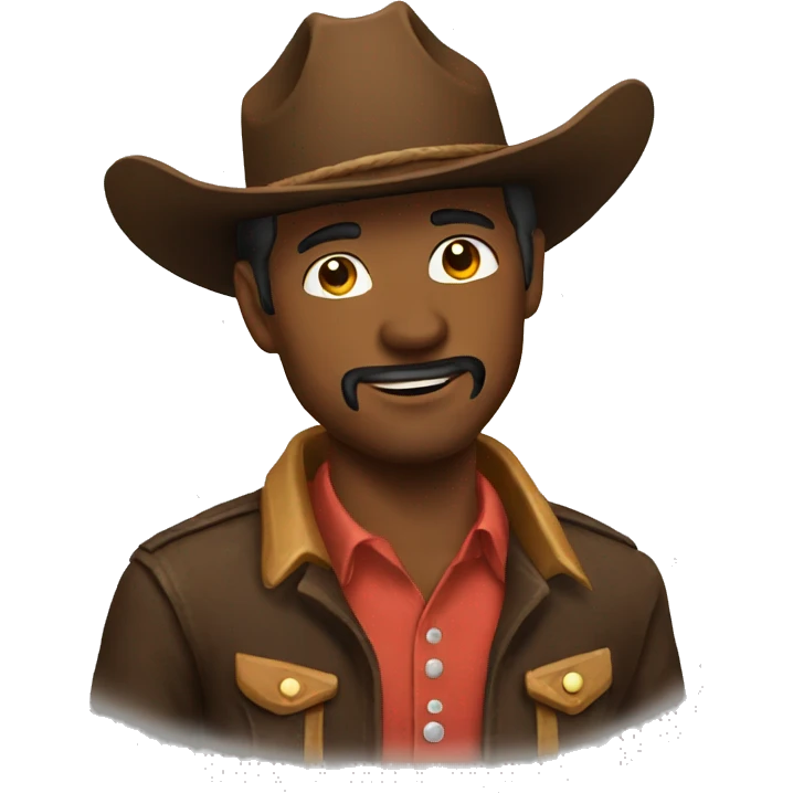 a cowboy emoji