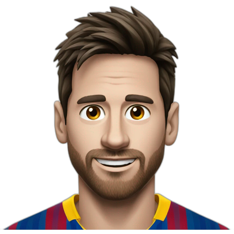 Messi enojado emoji