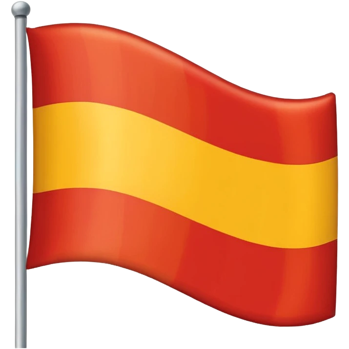 🇨🇴 similar flag with yellow 50% and red 50% 2 strip emoji