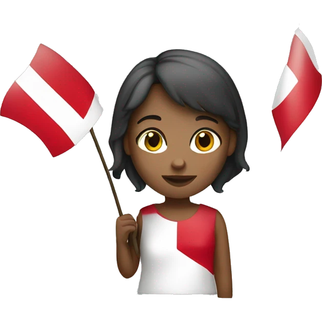 Women Holding poland Flag emoji