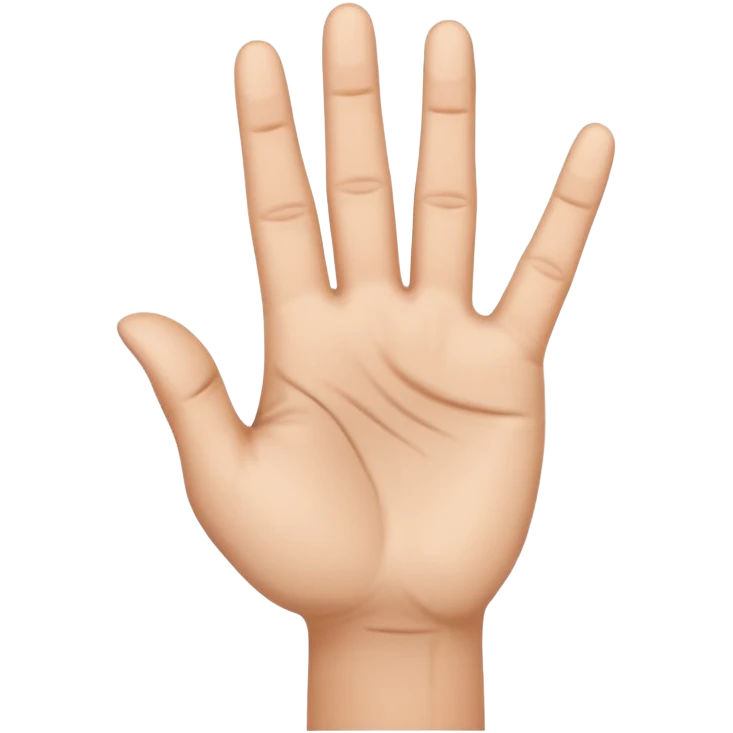 A hand where the palm is facing the towards the user and only the middle finger is bent in a 90 degree angle and rest of the 4 fingers are pointing upward emoji