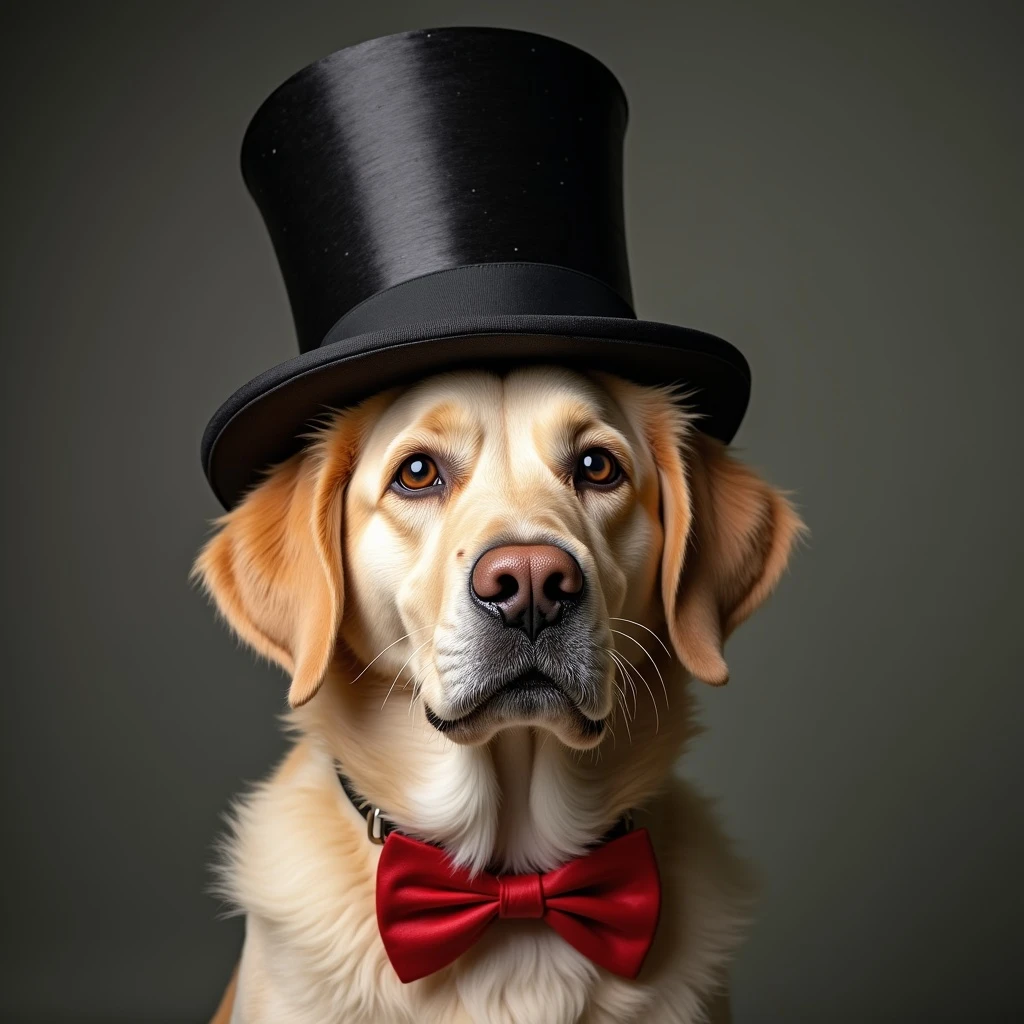 dog in a top hat emoji