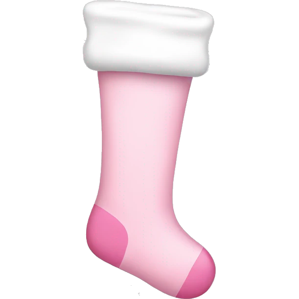 light pink stocking  emoji
