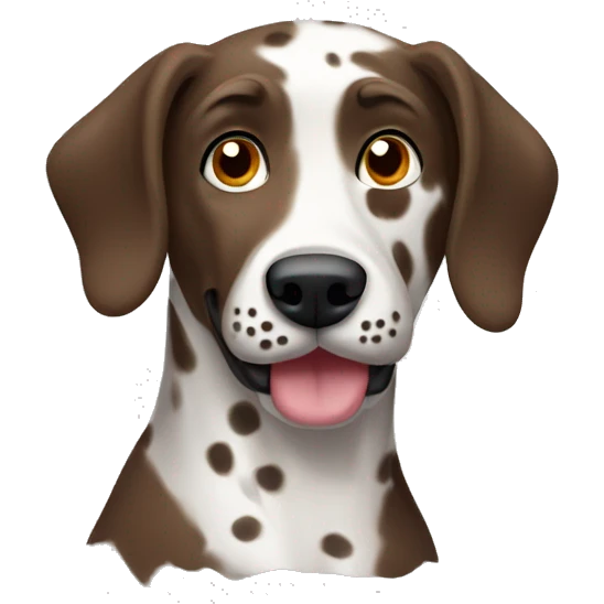Brown Dalmatian  emoji