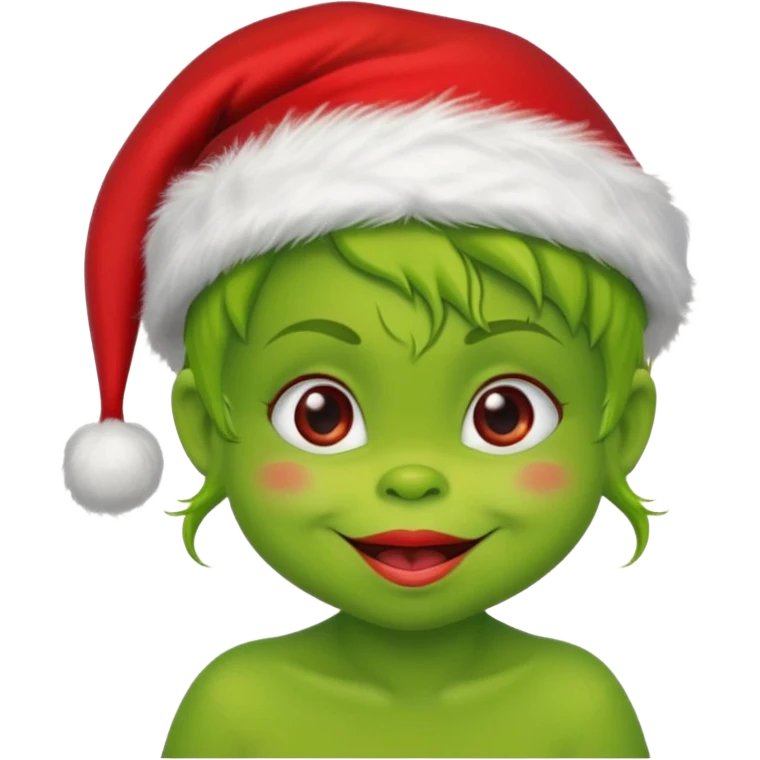 Grinch baby girl emoji