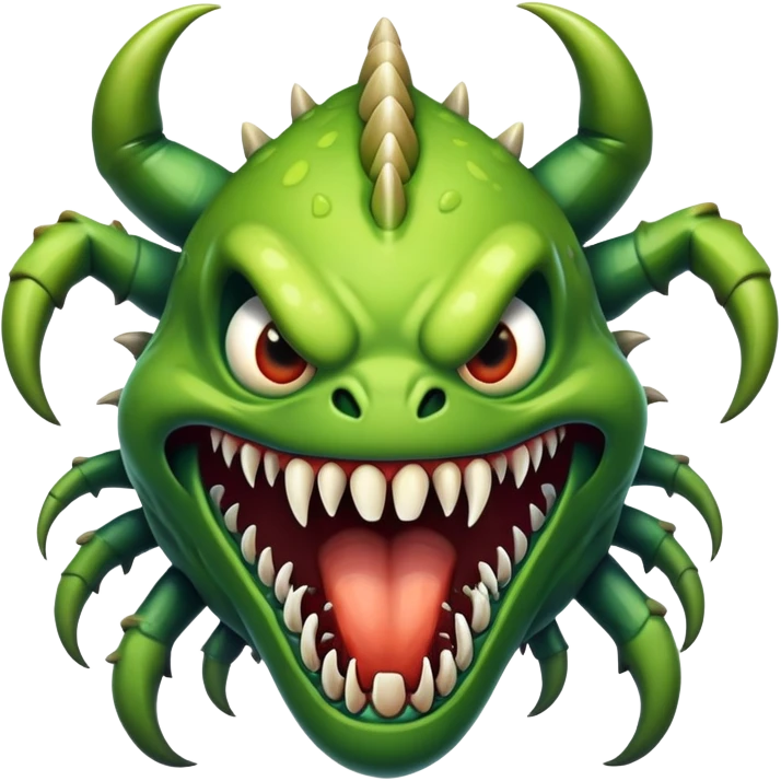 the scariest monster ever emoji
