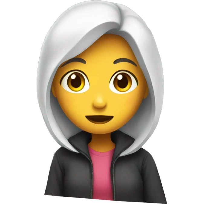 mysterious girl in a classroom emoji