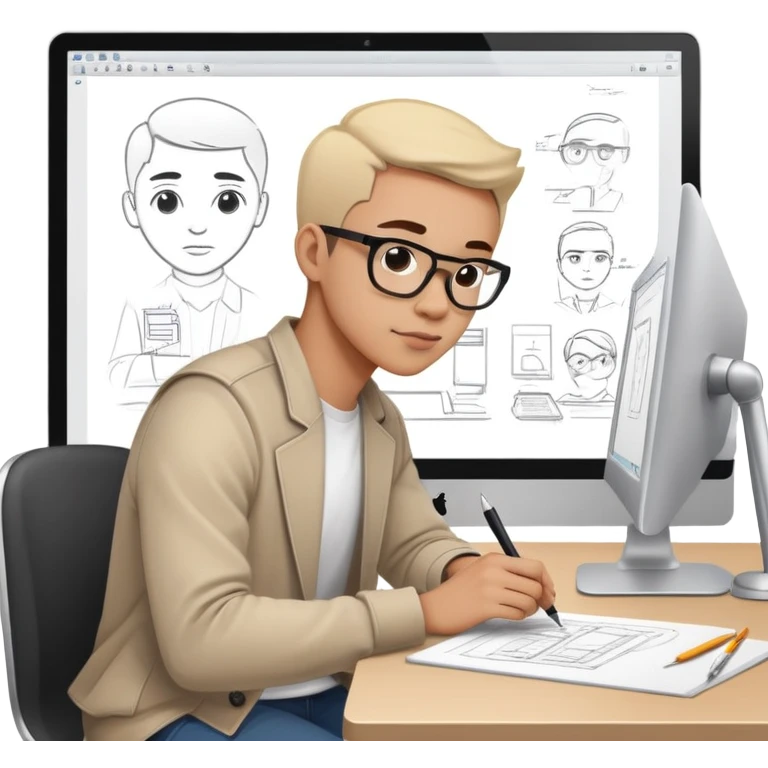product designer at work emoji